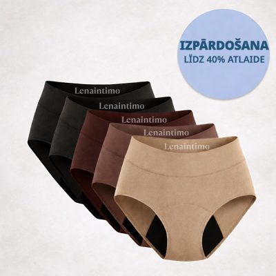 Noplūdes droša apakšveļa (5 gab. iepakojums) | LENAINTIMO